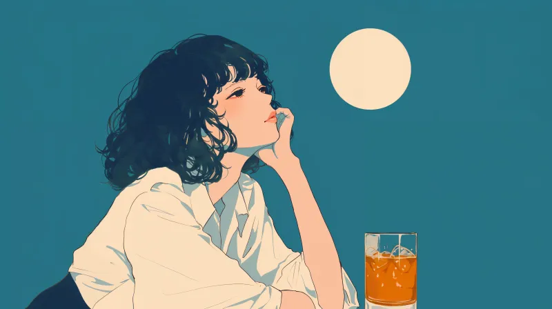 月・星・夜景