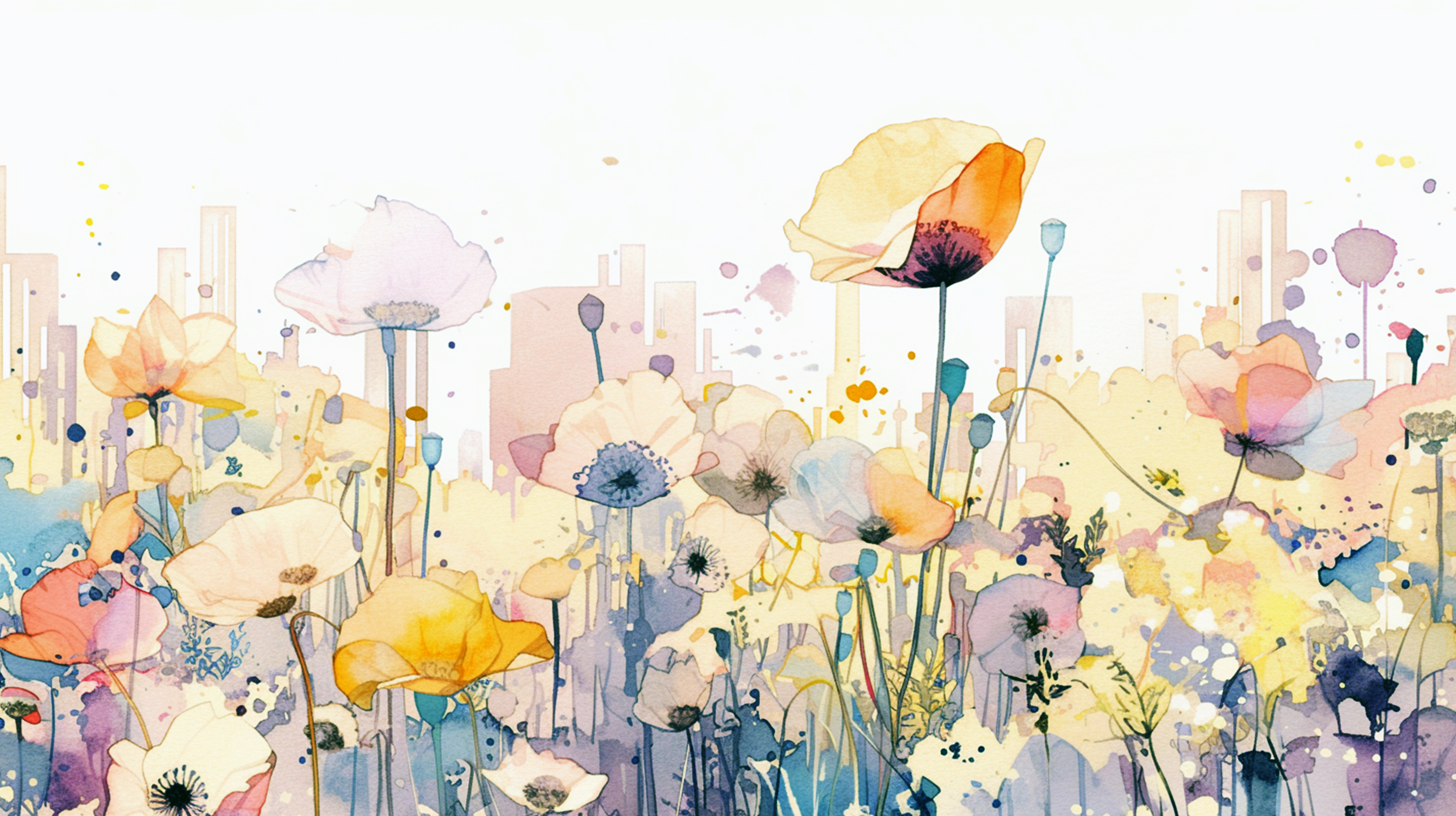 都会に咲くポピーの花たち no.2