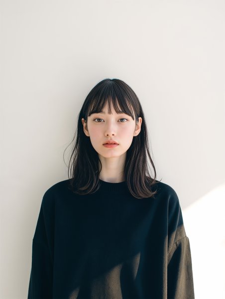 20代日本人女性のナチュラルなポートレート写真 no.1