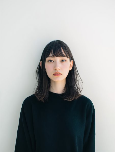 20代日本人女性のナチュラルなポートレート写真 no.2