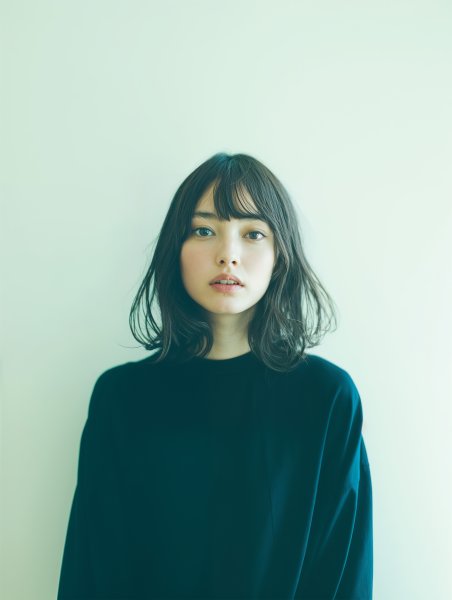 20代日本人女性のナチュラルなポートレート写真 no.3