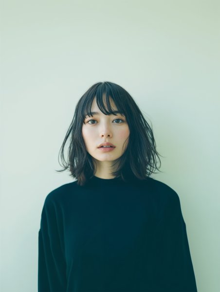 20代日本人女性のナチュラルなポートレート写真 no.4