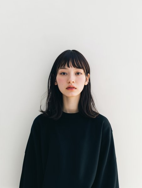 20代日本人女性のナチュラルなポートレート写真 no.5