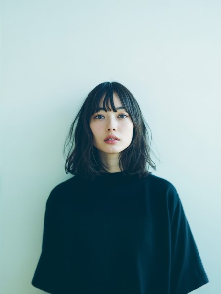 20代日本人女性のナチュラルなポートレート写真 no.6
