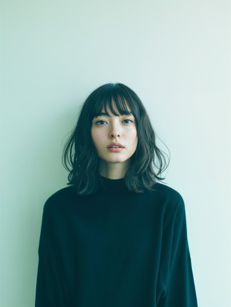 20代日本人女性のナチュラルなポートレート写真 no.7