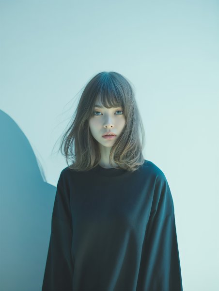 20代日本人女性のナチュラルなポートレート写真 no.13